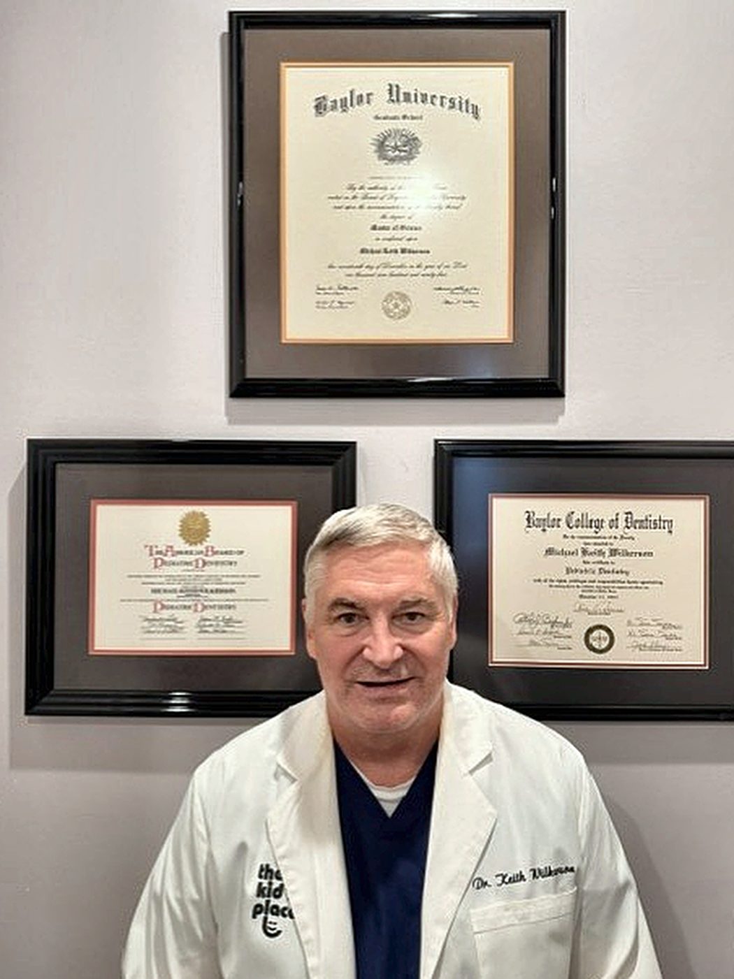 Dr. Keith Wilkerson, DDS, MS, in his practice.